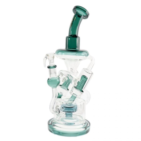 12 in clover glass showerhead recycler glass water pipe 3870 900x900 0