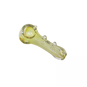 2 5 in gold fumed w marbles glass hand pipe 5ct pk 2221 900x900 0