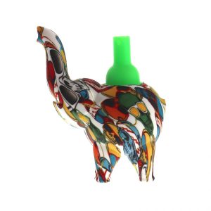 3 in elephant w glass screen silicone hand pipe assorted color 2701 900x900 0 1