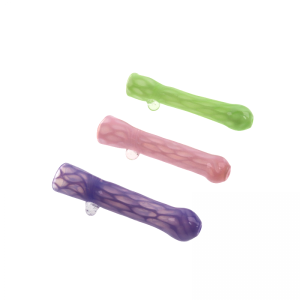 3 in snakeskin slyme color straight glass hand pipe 5ct pk 1433 900x900 0