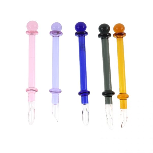 4 5 in mix colored glass dabber w scoop 5ct pk 3787 900x900 0 1