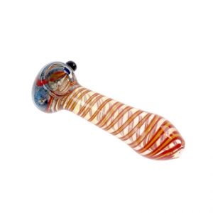 4 5 in rasta lining glass hand pipe 5ct pk 5893 900x900 0