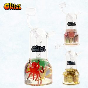 6 in gliizy dab rig mini glass water pipe assorted design 6689 900x900 0