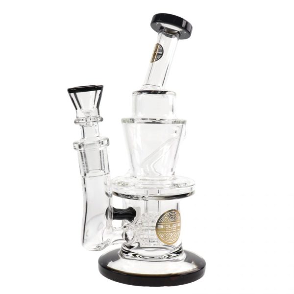 7 5 in bougie recycler matrix mini glass water pipe 3339 900x900 0