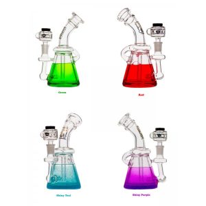 7 in krave recycler freezable bent neck glass water pipe 4798 600x600 0