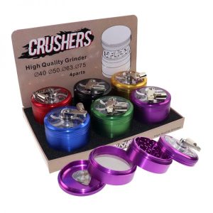 crushers 4 piece handle and window top metal grinder mix color 6ct pk 1299 600x600 0