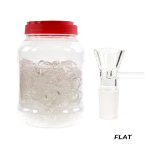 idgaf 18mm male assorted clear glass bowl 50ct jar 5669 900x900 0