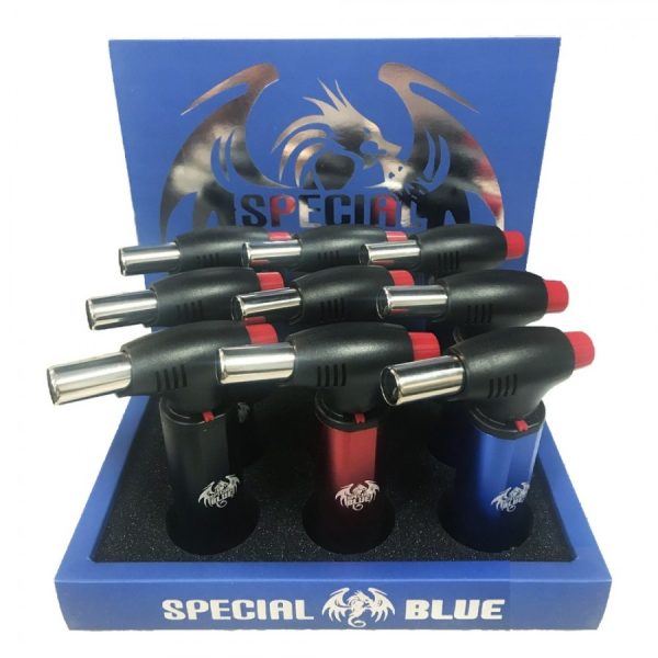 special blue mini inferno butane gas torch lighters 9ct display 3692 900x900 0