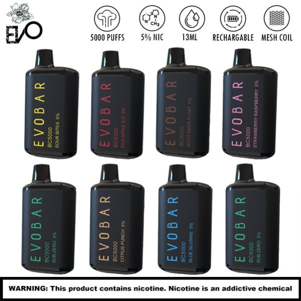 evo bar et5000 disposable vape 50mg 10ct display a33602 900x900 0