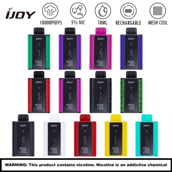 ijoy captain 10000 puffs disposable vape 5ct display 6477 900x900 0