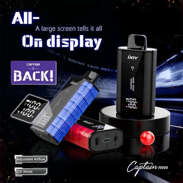 ijoy captain 10000 puffs disposable vape 5ct display a33835 900x900 0