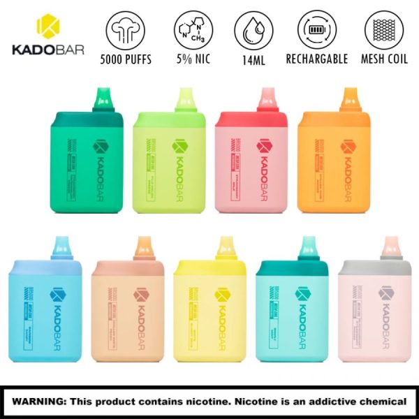 KAOO BAR BR5000 Disposable Vape - 5% Nicotine Strength