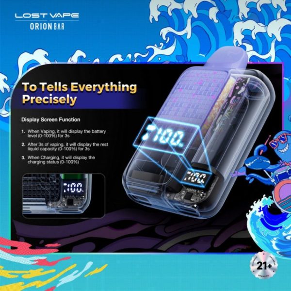 lost vape orion bar 10000 puffs disposable vape 5ct display a32930 900x900 0