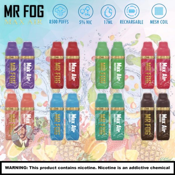 mr fog max air ma8500 disposable vape 10ct display 6576 900x900 0