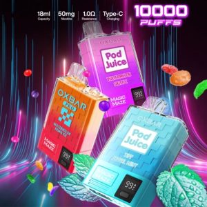 oxbar x pod juice magic maze pro 10000 puffs disposable vape 5ct display 6517 900x900 0