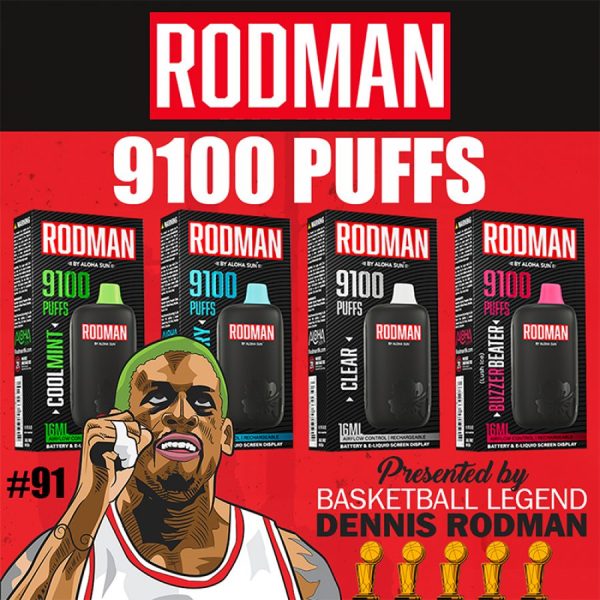 rodman 9100 puffs disposable vape 10ct display a31738 900x900 0