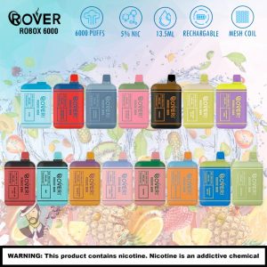 rover robox 6000 puffs disposable vape 5ct display 6492 900x900 0