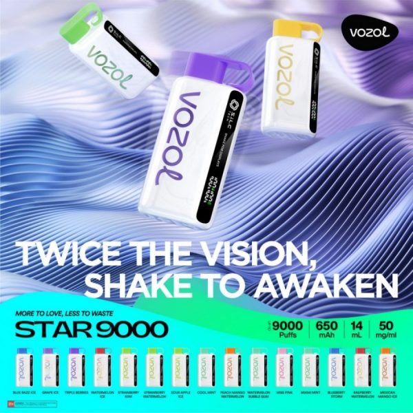 vozol star 9000 puffs disposable vape 5ct display a32569 900x900 0