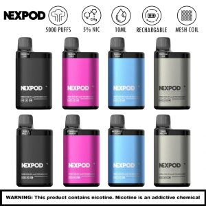 wotofo nexpod 5000 puffs disposable vape kit 5ct display 6450 900x900 0